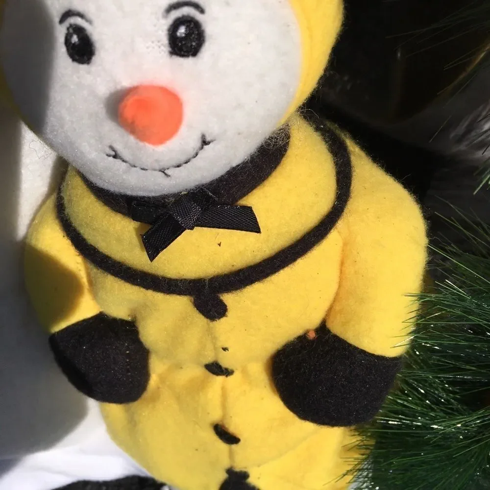 Home front door handmade Pittsburgh Steelers snowman football 🏈wreath 18 inch